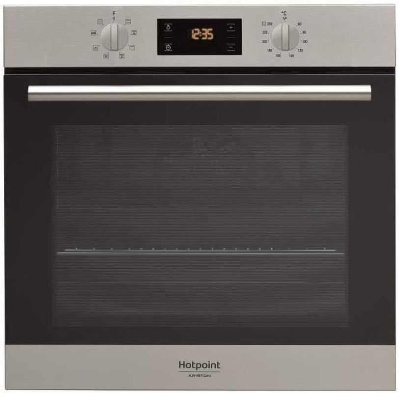 Four Encastrable Pyrolyse Hotpoint Ariston FA2540PIXHA - Four Multifonction Chaleur Tournante Ou Pulsée / 66 Litres / Classe a / Inox / Porte Froide (4 Vitres)