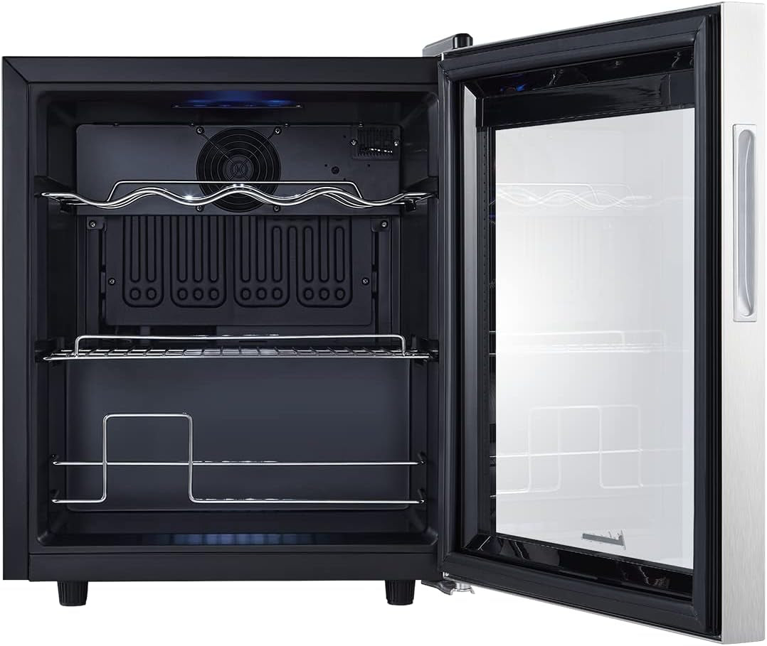KRC-40FCSS Wine Refrigerator, 15 Bottles, 40 Litres