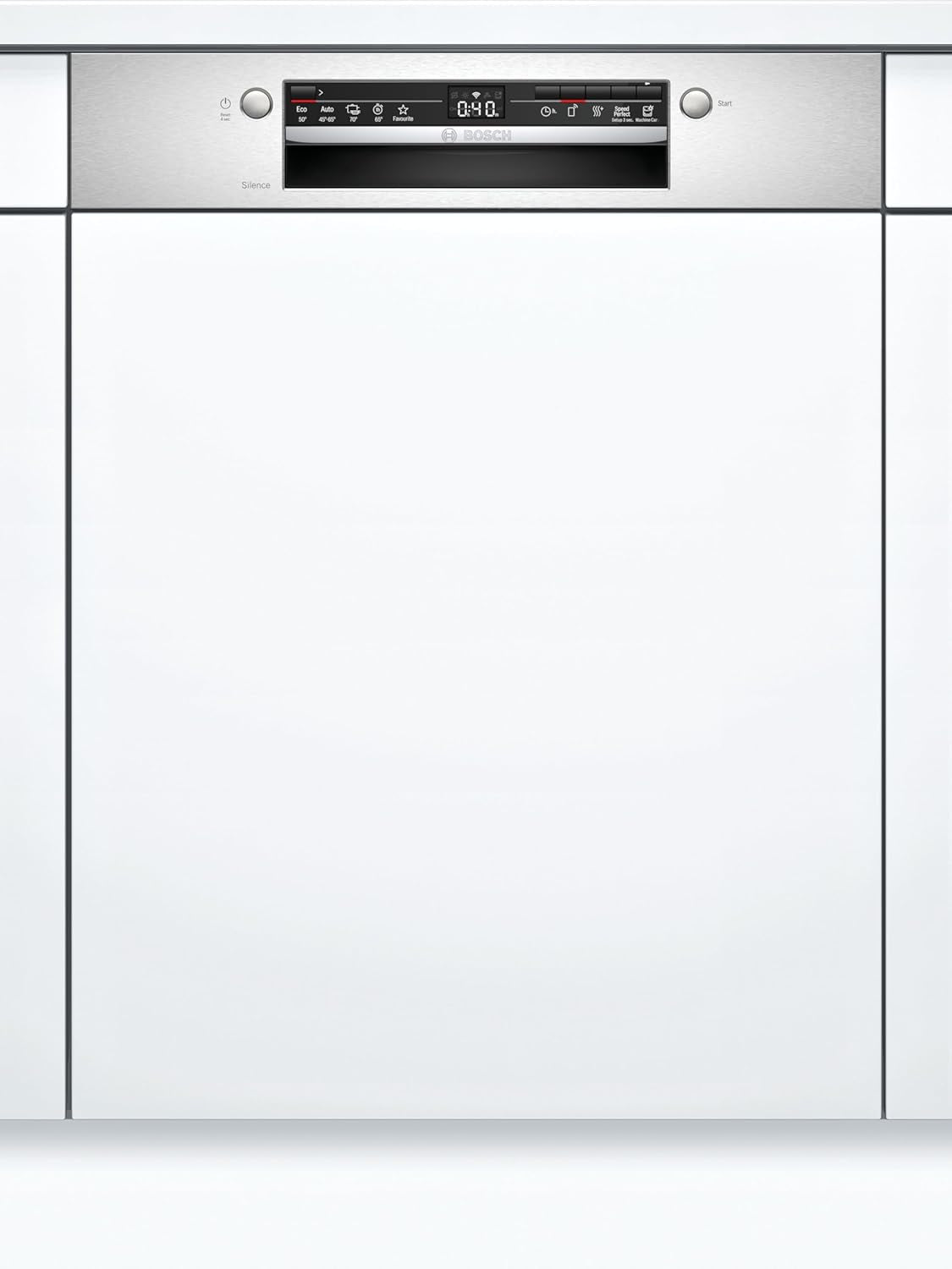 SMI2ITS33E - Lave-Vaisselle Encastrable - 60 Cm - Home Connect - 12 Couverts - Moteur Ecosilence - Metallic