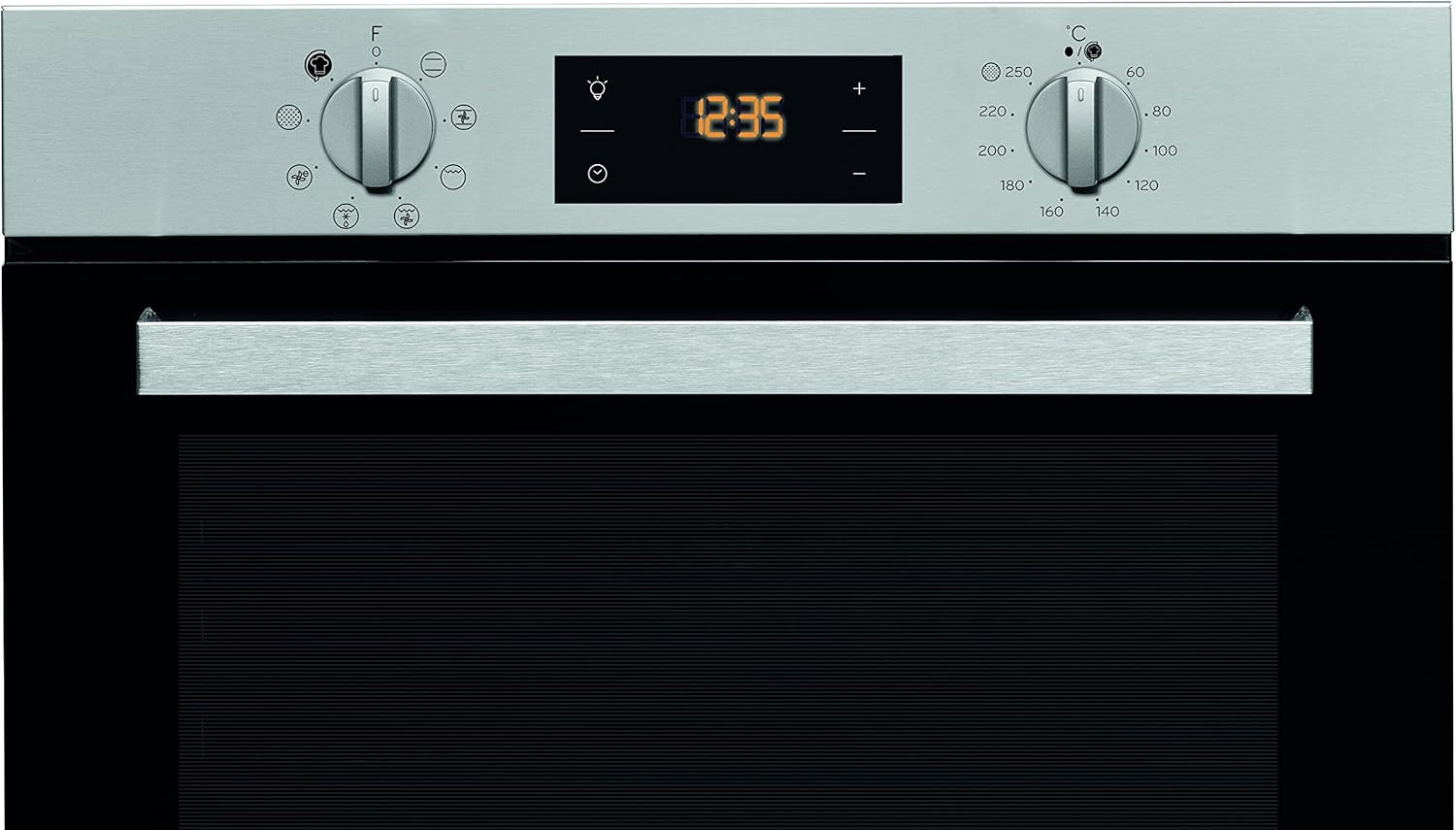INDESIT Four Encastrable Pyrolyse IFW6540PIX, 66 Litres, 7 Modes De Cuisson