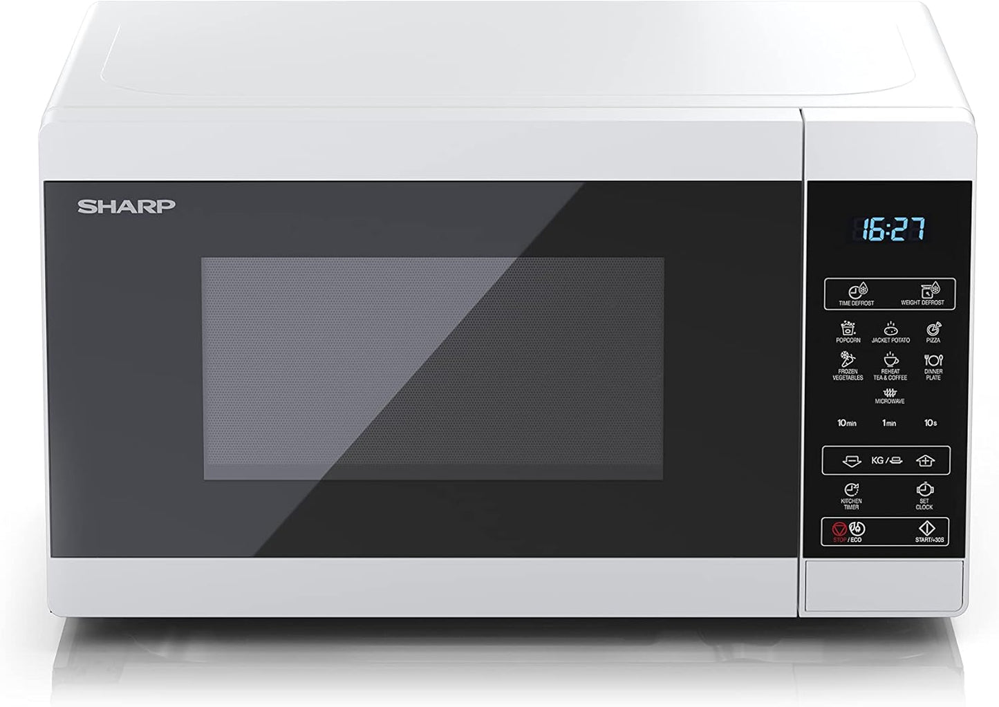 YC-MS02E-W Micro-Onde Comptoir Micro-Ondes Uniquement 20 L 800 W Noir, Blanc