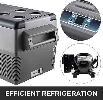 Réfrigérateur Thermique Portable 35 L Pour Voiture Réfrigérateur Portable Électrique De Voyage Pour Voiture Mini Réfrigérateur Pour Voiture Mini Réfrigérateur Pour Boissons Avec LCD