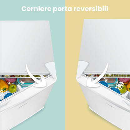 RCD50WH2(E) Mini Réfrigérateur/Glacière 43L Avec Compartiment Congélateur/Petit Réfrigérateur Pour Chambre Et Bureau/Refroidissement Rapide Dans Le Refroidisseur/Contrôle De Température/Blanc