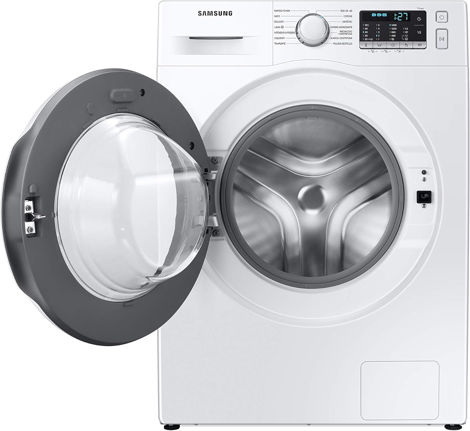 WW90TA046TT/ET Machine À Laver 9 Kg, Crystal Clean, 1400 Tr/Min, Blanc