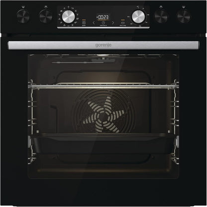 BCX6737E05BG+ECD634X Einbau-Herdset Mit Glaskeramikkochfeld (BCX6737E05BG+ECD634X), 60Cm Breit, Heißluft Mit Dampf, Pizza Funktion, Edelstahl/Schwarz