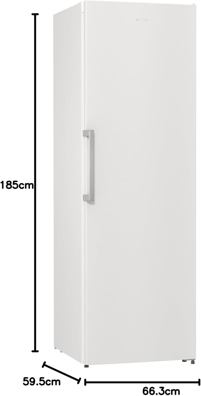 Réfrigérateur R 619 EEW5, 185 Cm, Système De Refroidissement À Air Pulsé, Fonction De Refroidissement Rapide, Partie Réfrigérateur 398 L, Blanc