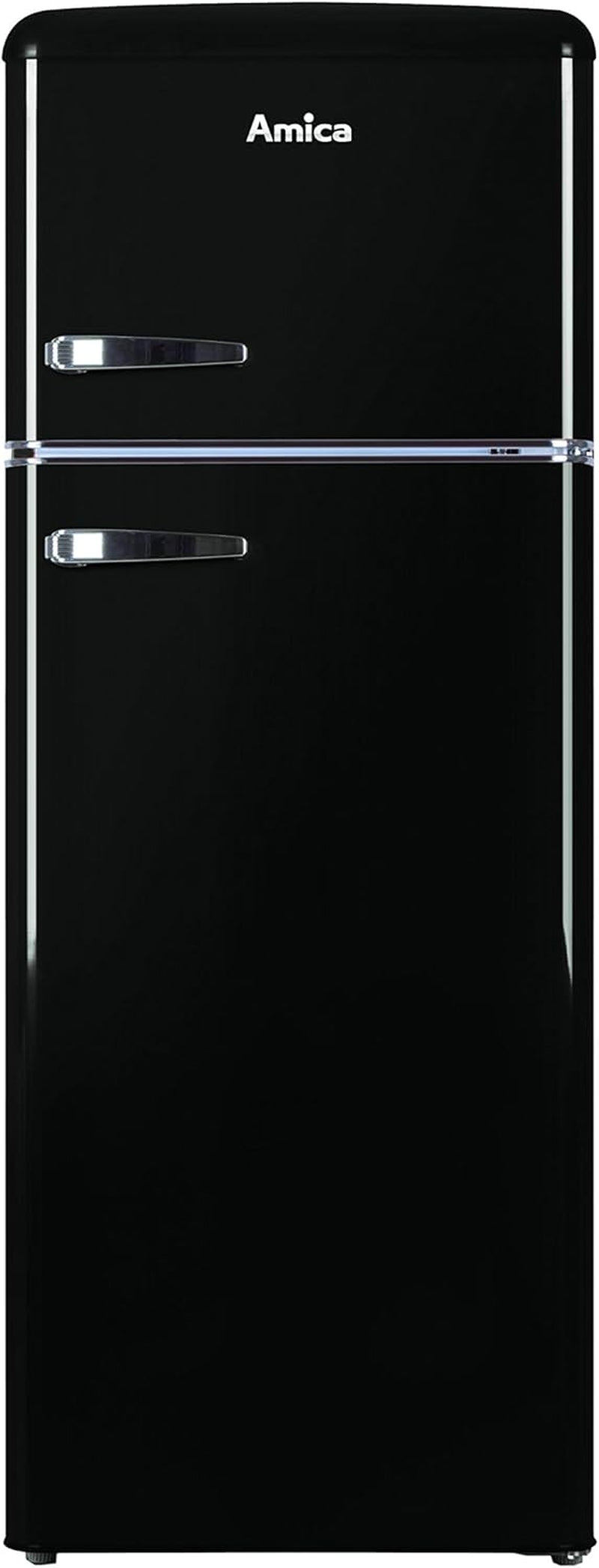 Amica VD 1442 AB Réfrigérateur-Congélateur Autoportante 213 L E Noir