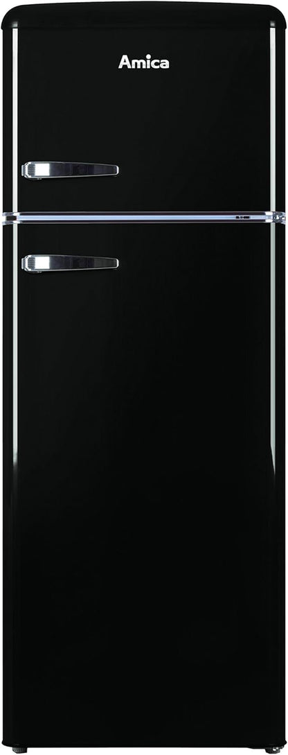 Amica VD 1442 AB Réfrigérateur-Congélateur Autoportante 213 L E Noir