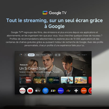 XIAOMI TV S Mini LED 65"(165 Cm), QLED Mini LED Télévision, 4K UHD, Smart TV Avec Google TV, HDR10+, Triple Tuner, DVB T2, 60Hz Avec 120Hz Game Boost Mode, MEMC, Dolby Audio, Airplay 2