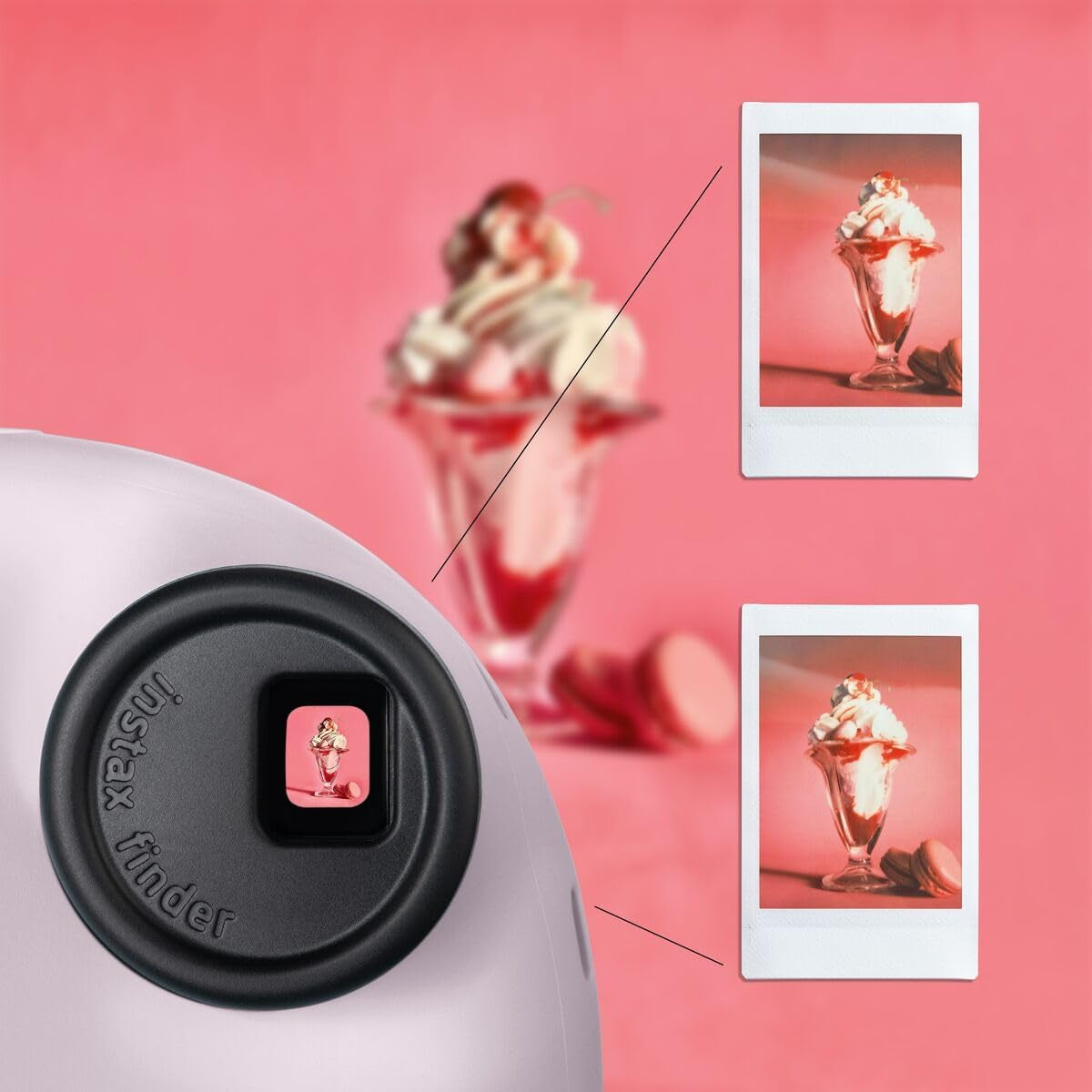 Mini Appareil Photo Instantané 12, Exposition Automatique Avec Objectif Selfie Intégré, Violet Lilas