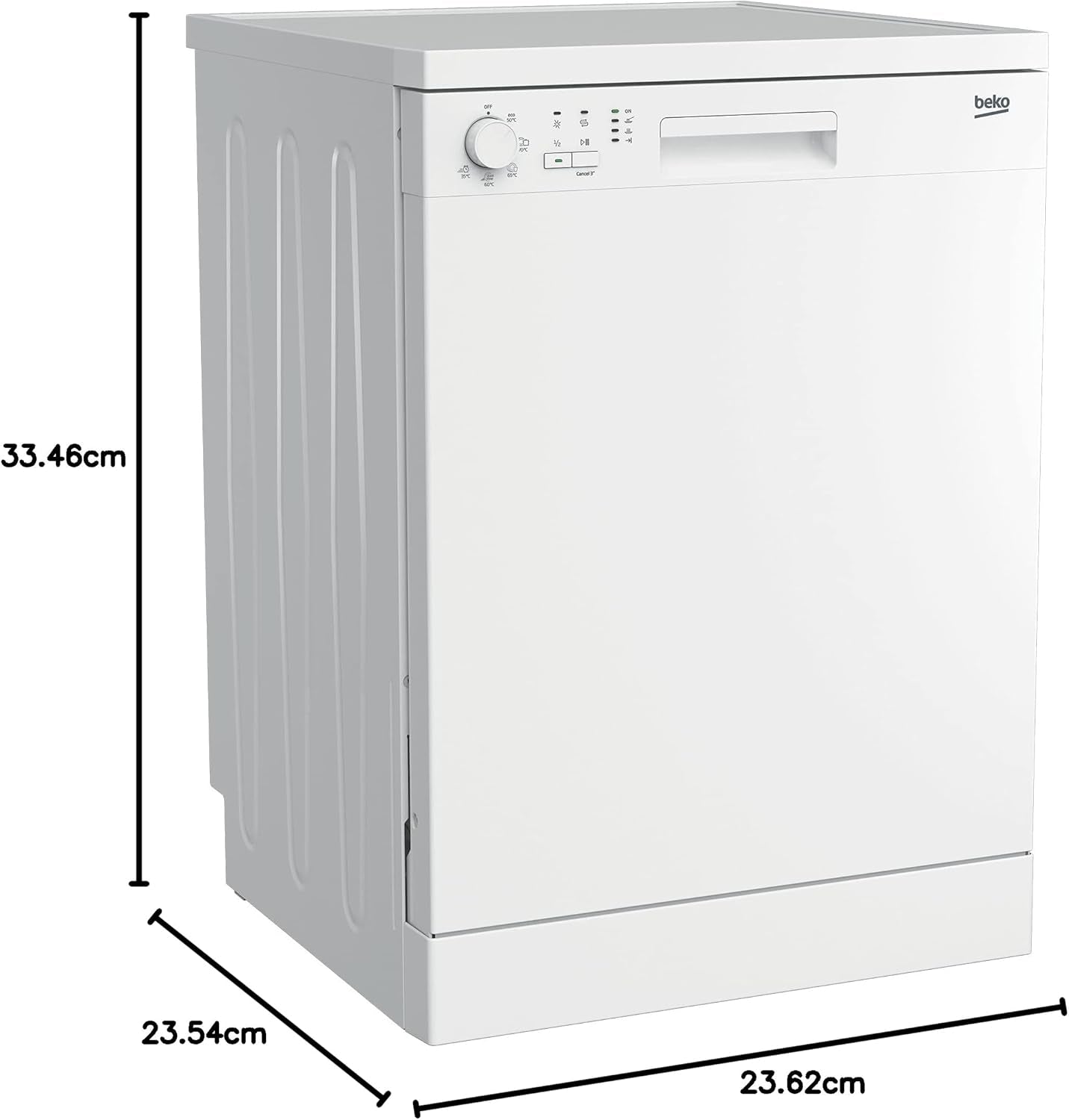Beko DFN05321W Lave-Vaisselle Autoportante 13 Couverts Blanc