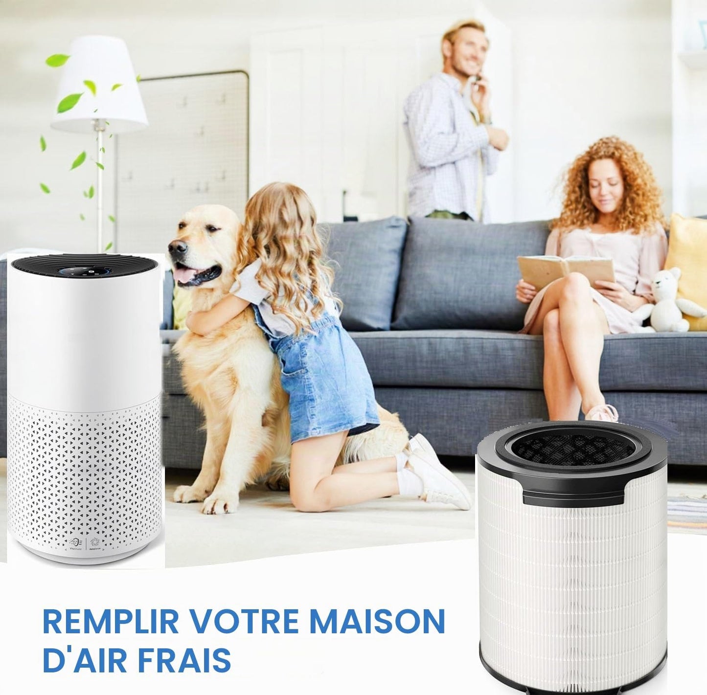 Filtre HEPA De Rechange FY1700 Compatible Avec Le Purificateur D'Air Philips Série 1000I Numéro De Modèle AC1715/70, AC1715/41, AC1715/30, Pièce FY1700/30