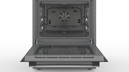 HKR39C250 Série 4 Cuisinière Électrique 60 Cm De Large, Ecoclean Direct, 3D Air Chaud Cuisson À 3 Niveaux, Contrôle De L'Écran LED, Zone De Cuisson Extensible Pour Grande Batterie De Cuisine