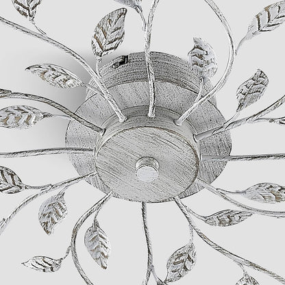 LED Plafonnier Bolonia (Traditionnel) En Bronze Métal E. A. Pour Salon & Salle À Manger (À 12 Lampes,), Eclairage Lampe Luminaire Plafond Eclerage