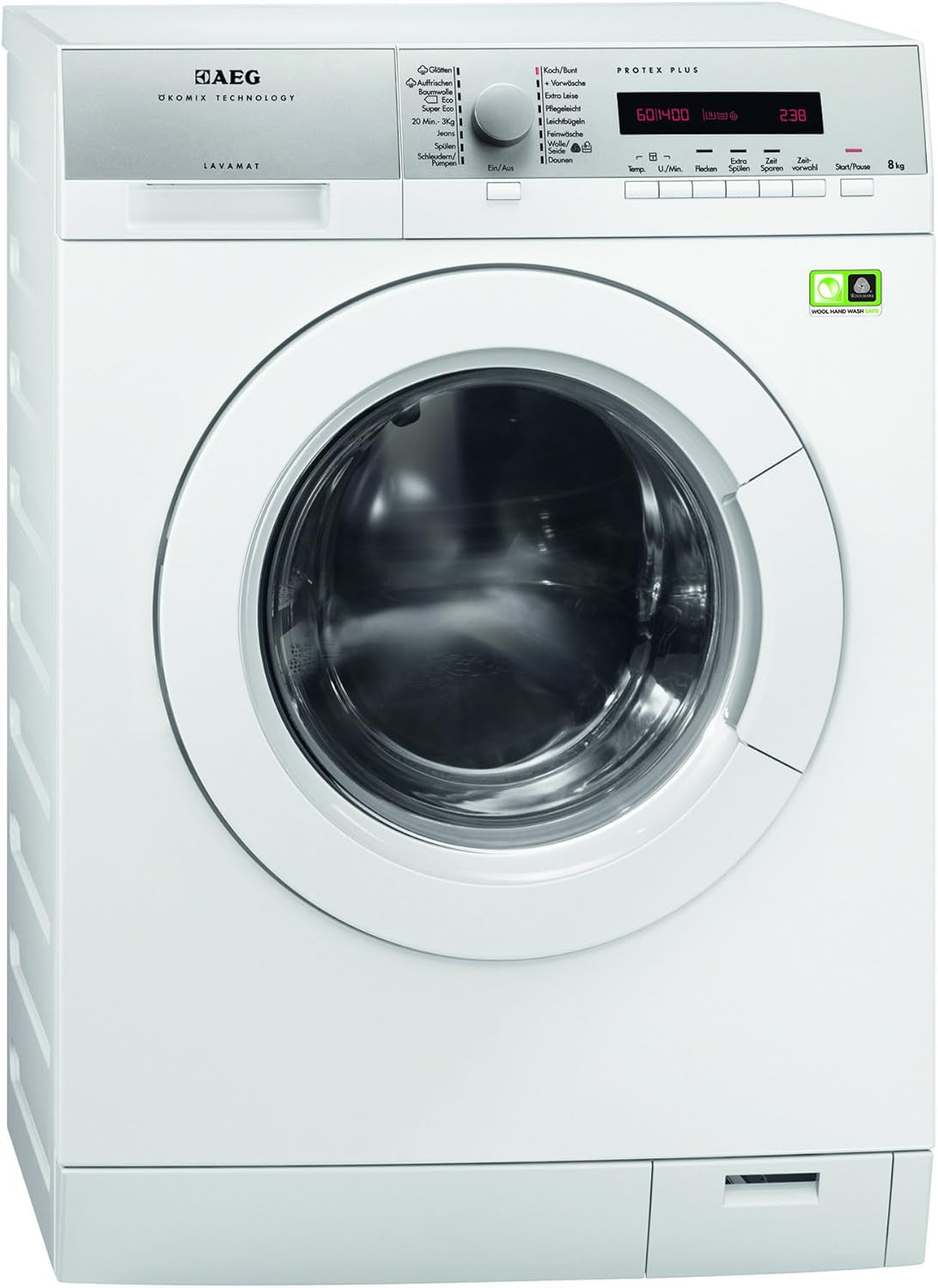 L79685FL Machine À Laver FL/A+++ / 97 Kwh/An / 1600 Tr/Min, 8 Kg/Blanc/Écran Led/Option Taches Universelles