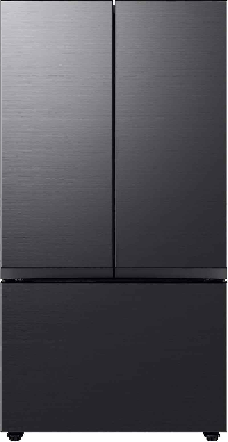 Samsung RF24BB620EB1EF French-Door-Kühlschrank Mit Gefrierfach, 177,8 Cm, 674 L, Smartthings AI Energy Mode, Autofill Water Picher, Dual Ice Maker, Premium Black Steel