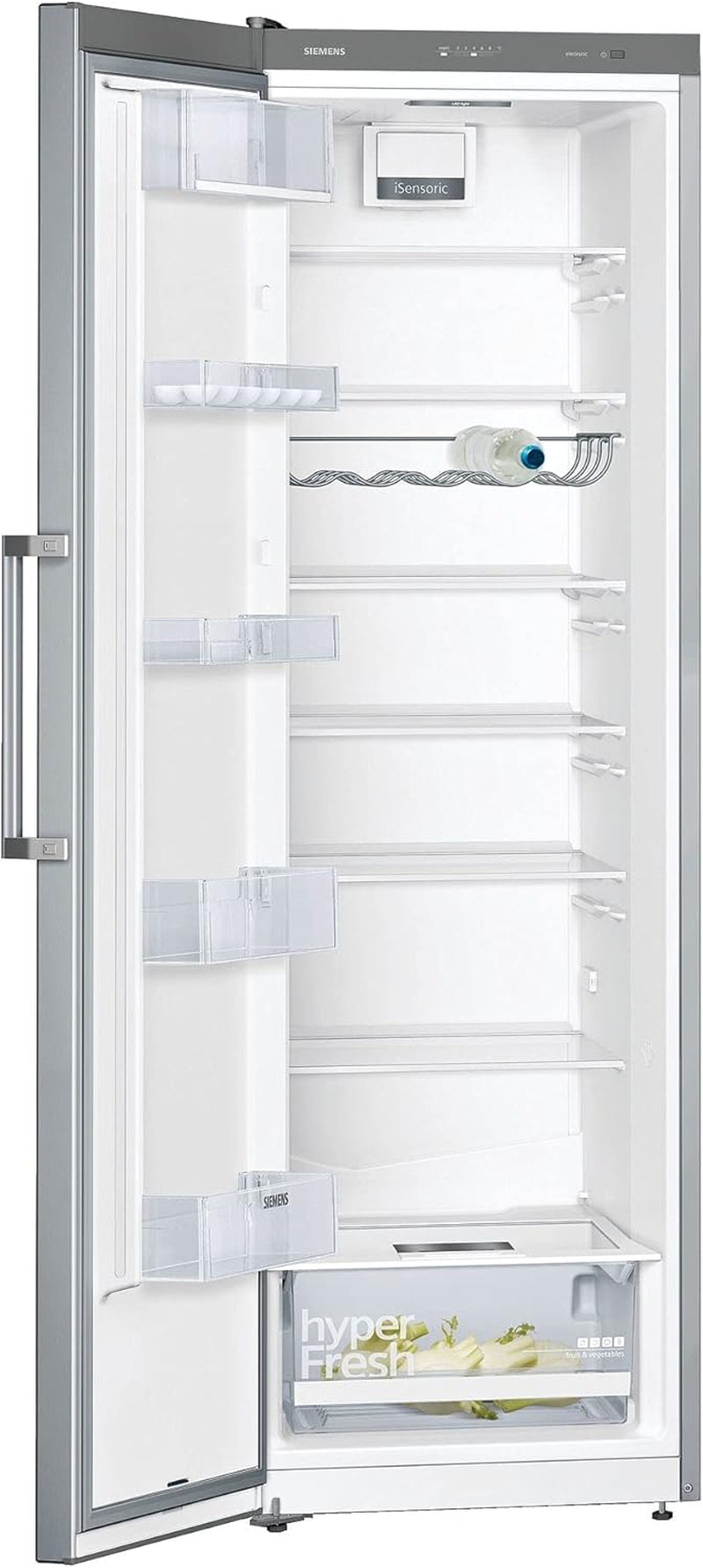 Iq300 KS36VVIEP Réfrigérateur Autoportante 346 L E Acier Inoxydable