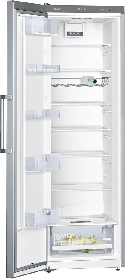 Iq300 KS36VVIEP Réfrigérateur Autoportante 346 L E Acier Inoxydable