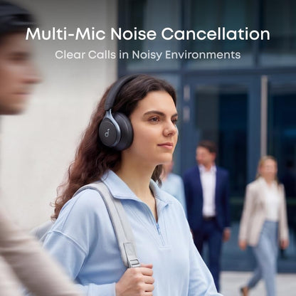 Par Anker Space One Casque Bluetooth Sans Fil | Réduction De Bruit Active Adaptative by Anker, Réduction Des Voix Humaine 2X plus Efficace, ANC 46H, Application, LDAC Hi-Res