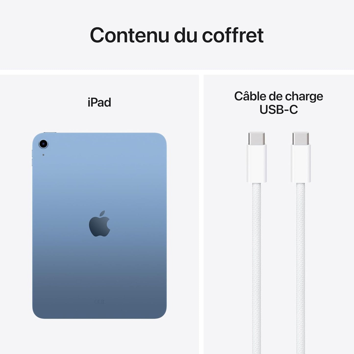 Ipad Avec Puce A16 : Écran Liquid Retina 11 Pouces, 128 Go, Wi-Fi 6, Caméras Avant/Arrière 12 Mpx, Touch ID, Autonomie D’Une Journée – Bleu