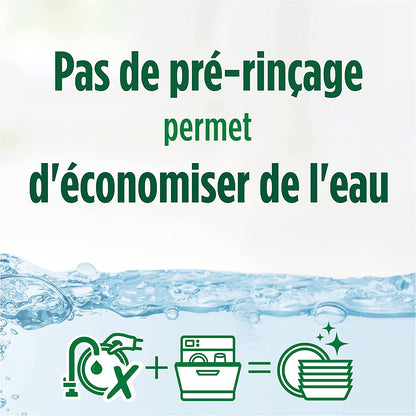 Platinum plus All in One Tablettes Lave-Vaisselle, Original, 29X4, Emballage En Papier Recyclable, Pour Une Vaisselle Comme Neuve, Élimine L’Apparence Terne, Sans Prélavage