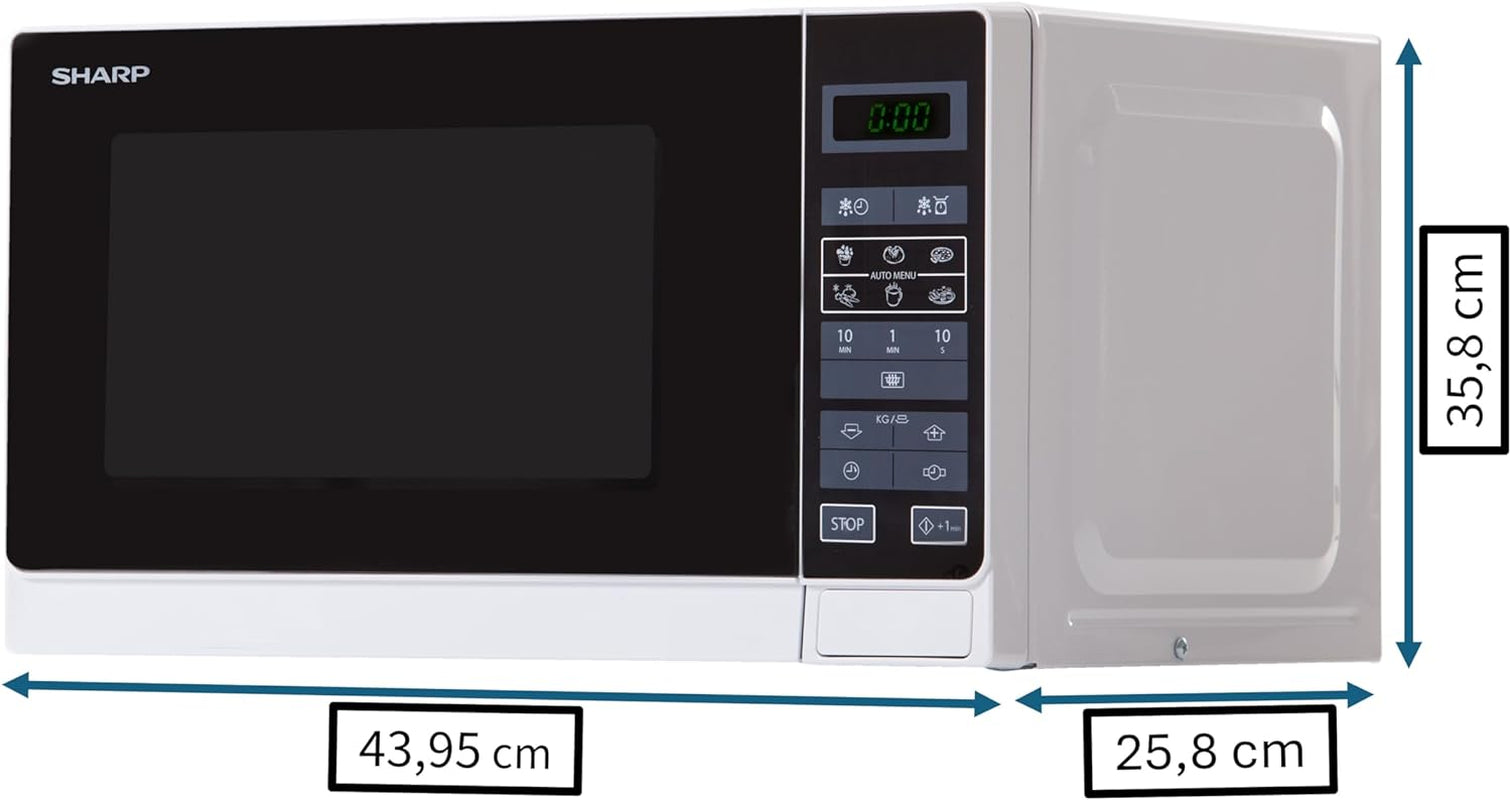 R-242WW Micro-Ondes Solo 20 Litres - Blanc