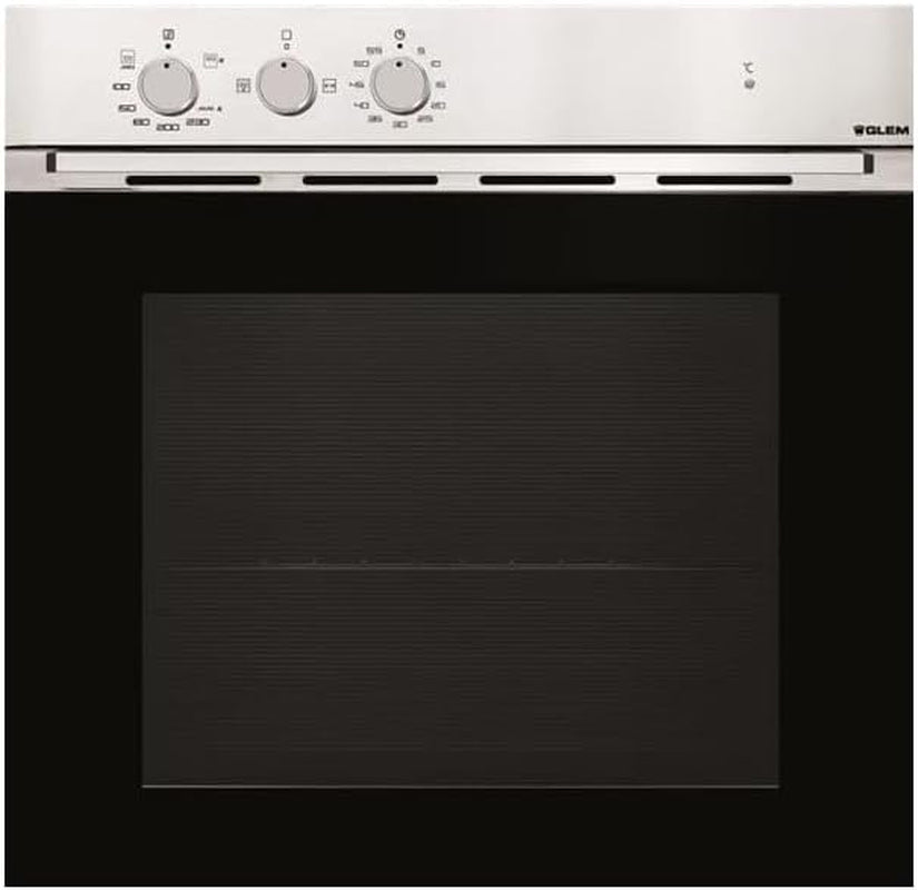 GLEM Four Encastrable Émail Lisse Four Gaz GFMG51IX