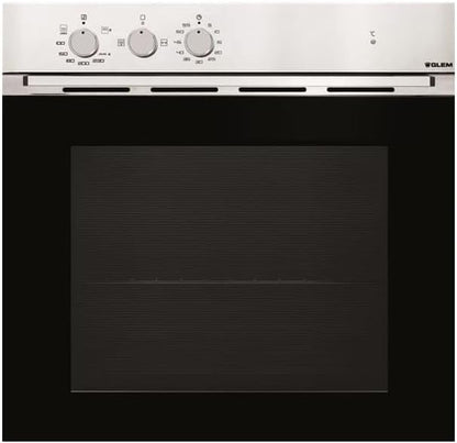 GLEM Four Encastrable Émail Lisse Four Gaz GFMG51IX