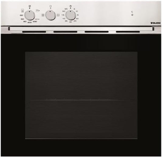 GLEM Four Encastrable Émail Lisse Four Gaz GFMG51IX