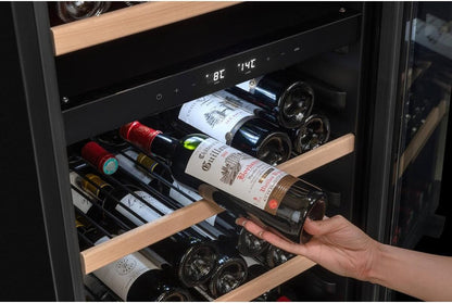 Cave De Mise À Température Double Zone LS102DZBLACK 102 Bouteilles