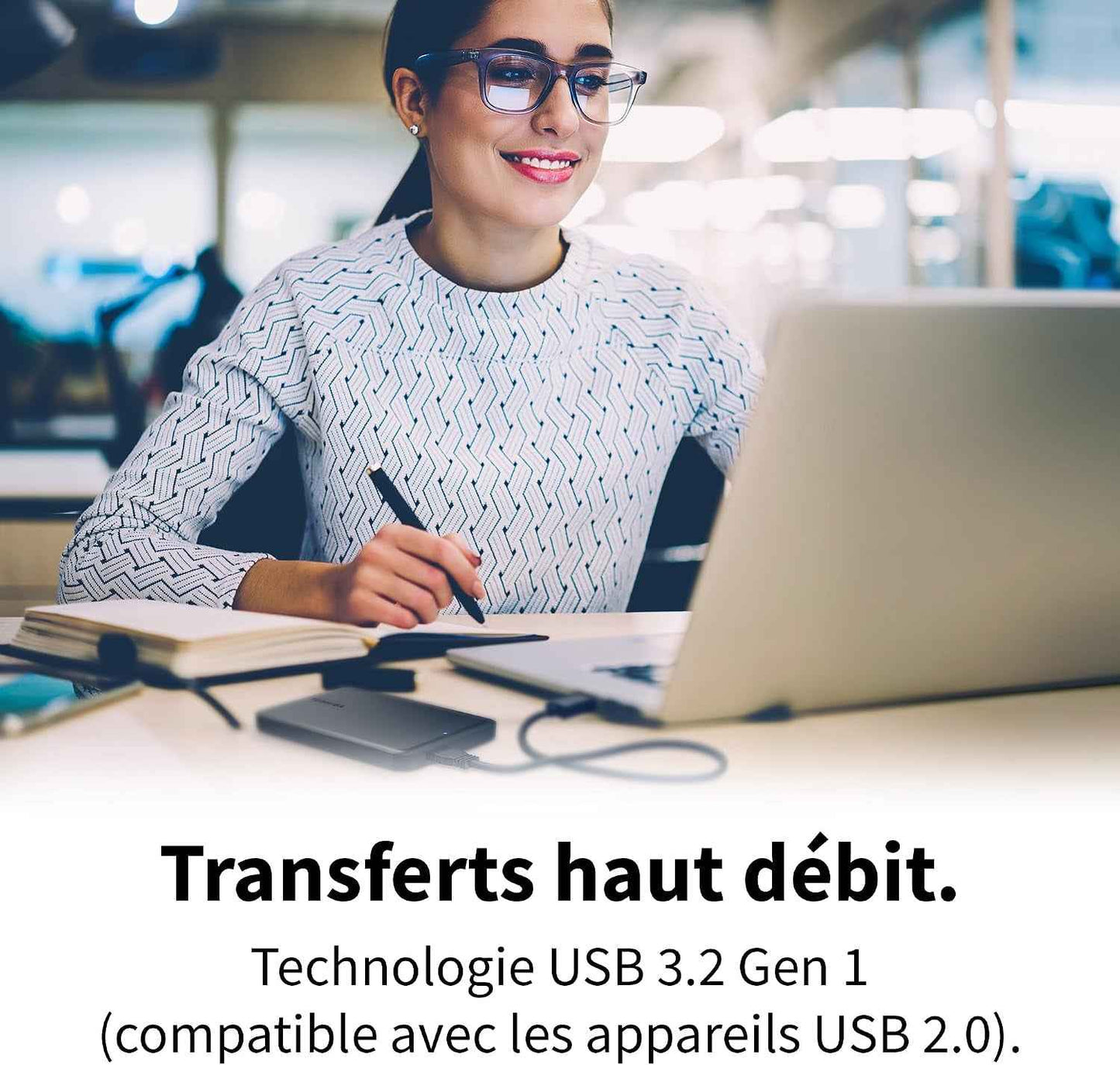Canvio Partner 1TB - Disque Dur Externe Portable 2,5'', USB 3.2, Compatible Mac Et Windows. (HDTB510EK3AB)