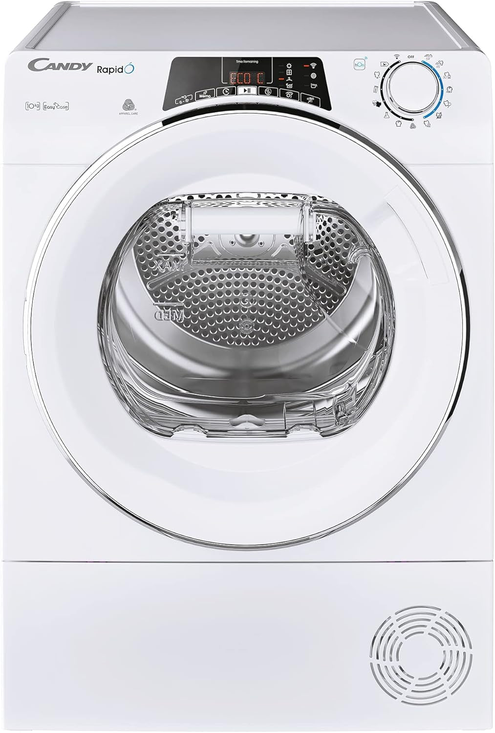 Rapidó, ROE H10A2TCEX-S, Sèche-Linge À Condensation, 10 Kg, Pompe À Chaleur, Écran Smart Text, Wifi, App Hon, 7 Cycles Rapides, Tiroir À Condensation, 5 L, Anti-Rides, Démarrage 24H, Classe A++,