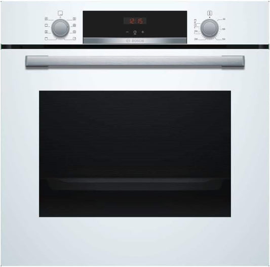 HBA553BV0 Four Intégrable Série 4 - Four Multi-Fonctions - Ecoclean - 3400 W - Grande Capacité De 71L - Blanc [Classe Énergétique A]
