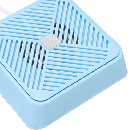 Lave-Vaisselle USB Évier, Puissant 5 V Intégré Sans Fuite USB Lave-Vaisselle Entrée CC Haute Fréquence Ultrasonique Avec Ventouse En Silicone Pour Le Ménage (Bleu)