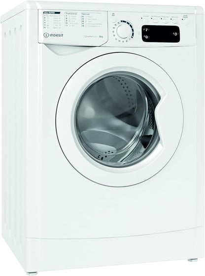 Indesit EWE 81284 W IT- Machine À Laver 8 Kg Libre Installation, Charge Avant. Centrifugeuse 1200 Tours Par Minute. Largeur 59,5 Cm, Profondeur 57,2 Cm, Hauteur 85 Cm, Classe Énergétique C