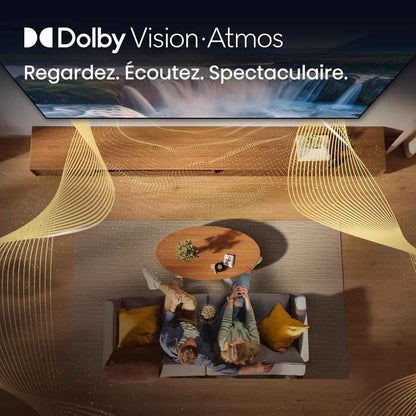 Hisense 50E7DS TV QLED 4K 50" (126 Cm) - Série E7DS - Dolby Vision IQ, 120Hz HSR, Game Mode Plus, Alexa