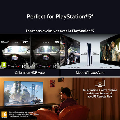 Sony BRAVIA 8 OLED 55 Pouces 4K HDR Google Smart TV |Fonctions Gaming Playstation 5, IMAX Enhanced, Dolby Vision Atmos, Chromecast, Apple Airplay, 120Hz K-55XR83