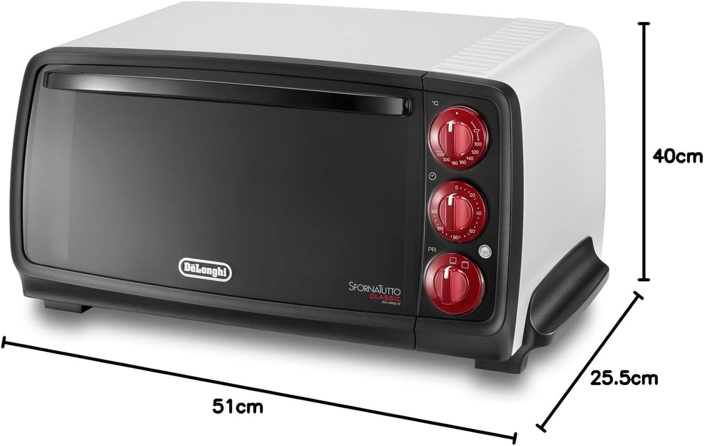 De Longhi Four Électrique Multifonction EO14552.W 14 Litres