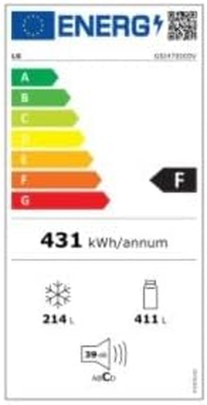 GSB470BASZ Réfrigérateur Américain Side by Side Total No Frost Avec Congélateur, 642 L, Smart Diagnostic - Réfrigérateur Intelligent Avec Wi-Fi Et Écran LED Extérieur