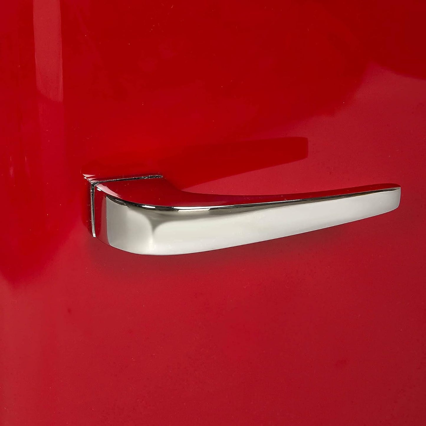 - Mini Réfrigérateur Freezy | Classe A+ | Température Réglable | Design Vintage Américain | Petit Réfrigérateur À Porte Unique | 2 Compartiments + 1 Vertical Eau Ou Vin | Rouge