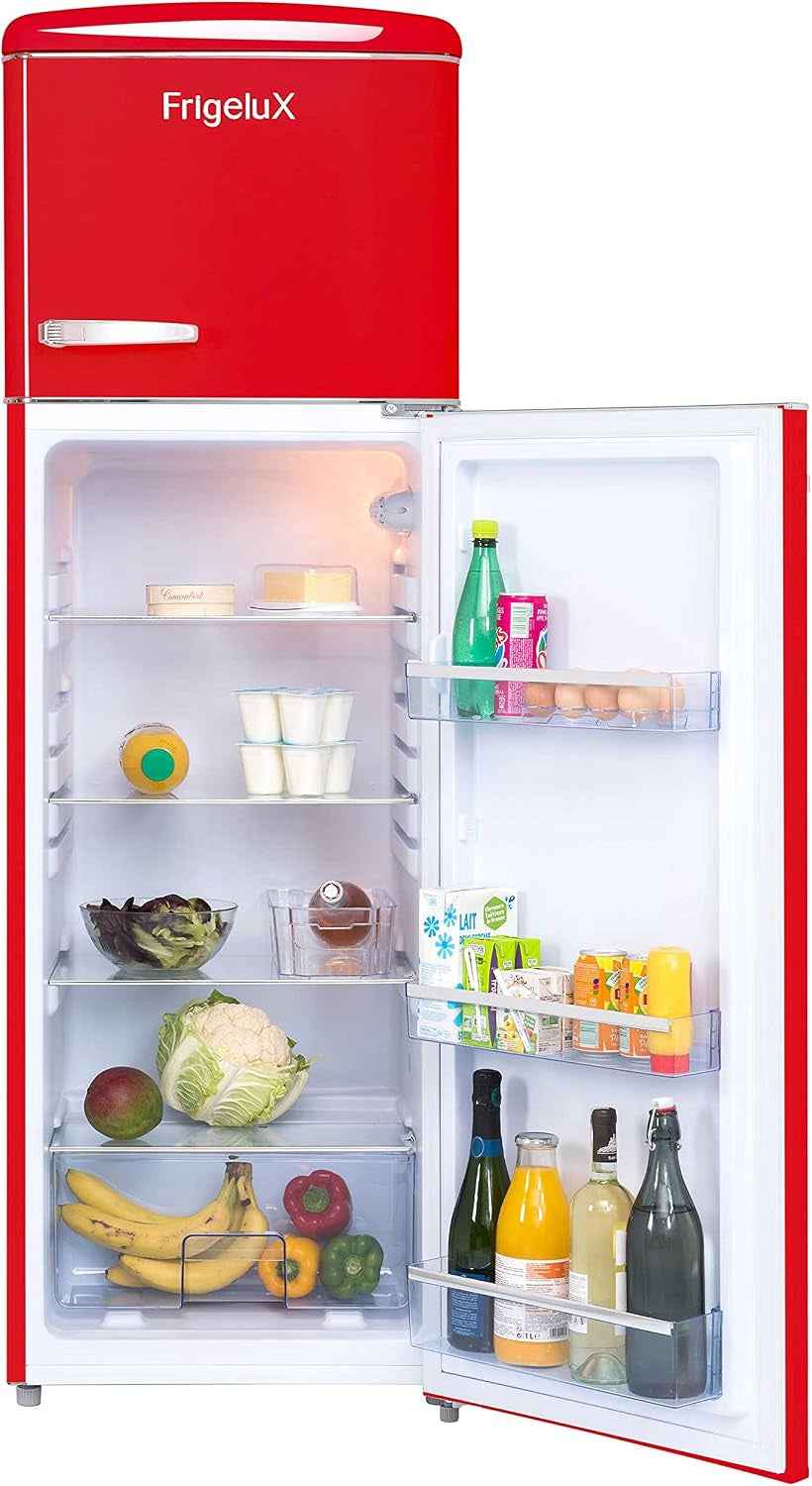 Réfrigérateur Retro Vintage Rouge 2 Portes RFDP246RRA++ 245L
