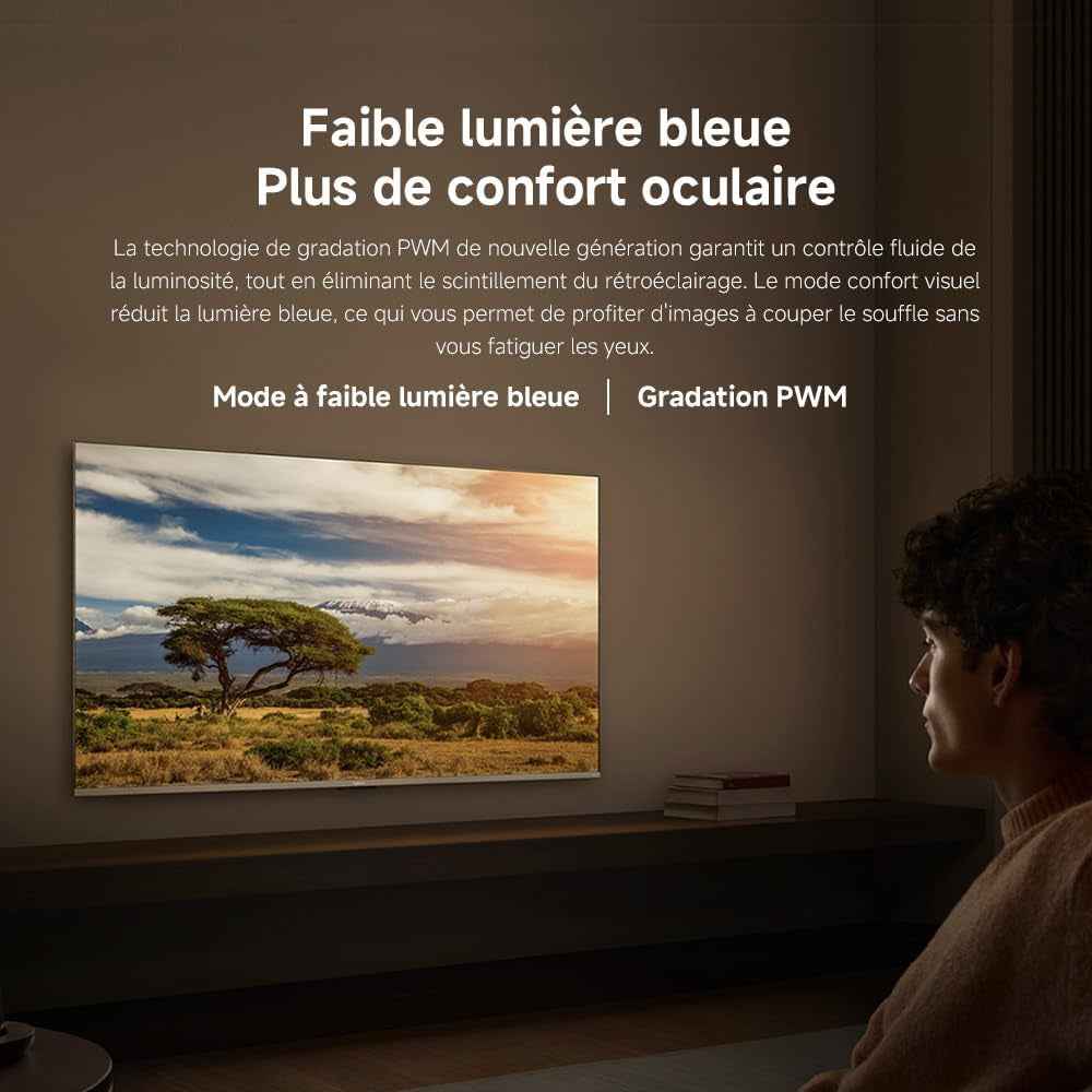 XIAOMI 32 Inch F TV, HD, Smart TV, Contrôle Vocal Alexa, Dolby Audio, DTS Virtual:X, DTS-HD, Airplay Compatible