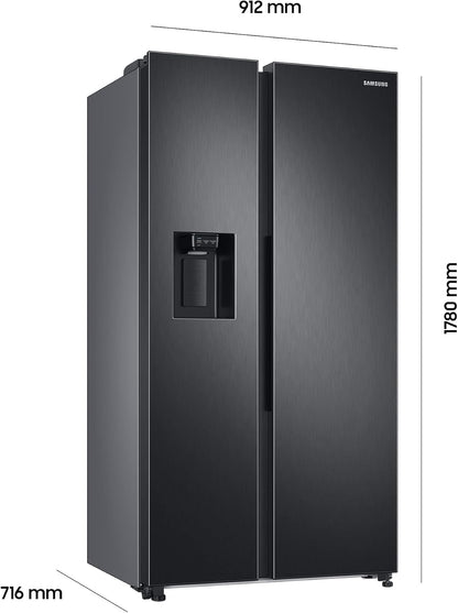 RS6GA8521B1/EG Frigo Américain Autoportante 634 L E Noir