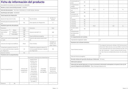 N619EAW4 Réfrigérateur-Congélateur Autoportante 304 L E Blanc