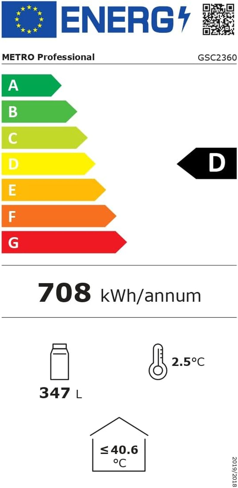 Réfrigérateur À Boissons GSC2360, Acier/Verre/Plastique, 62X63.6X175.3Cm, 347L, Refroidissement: Ventilateur Statique, 180W, Blanc