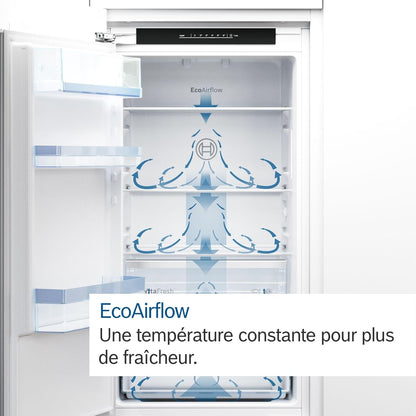KIR41VFE0, Série 4, Petit Réfrigérateur, Encastrable, 122,5 X 56 Cm, 204 L [Energy Class E]
