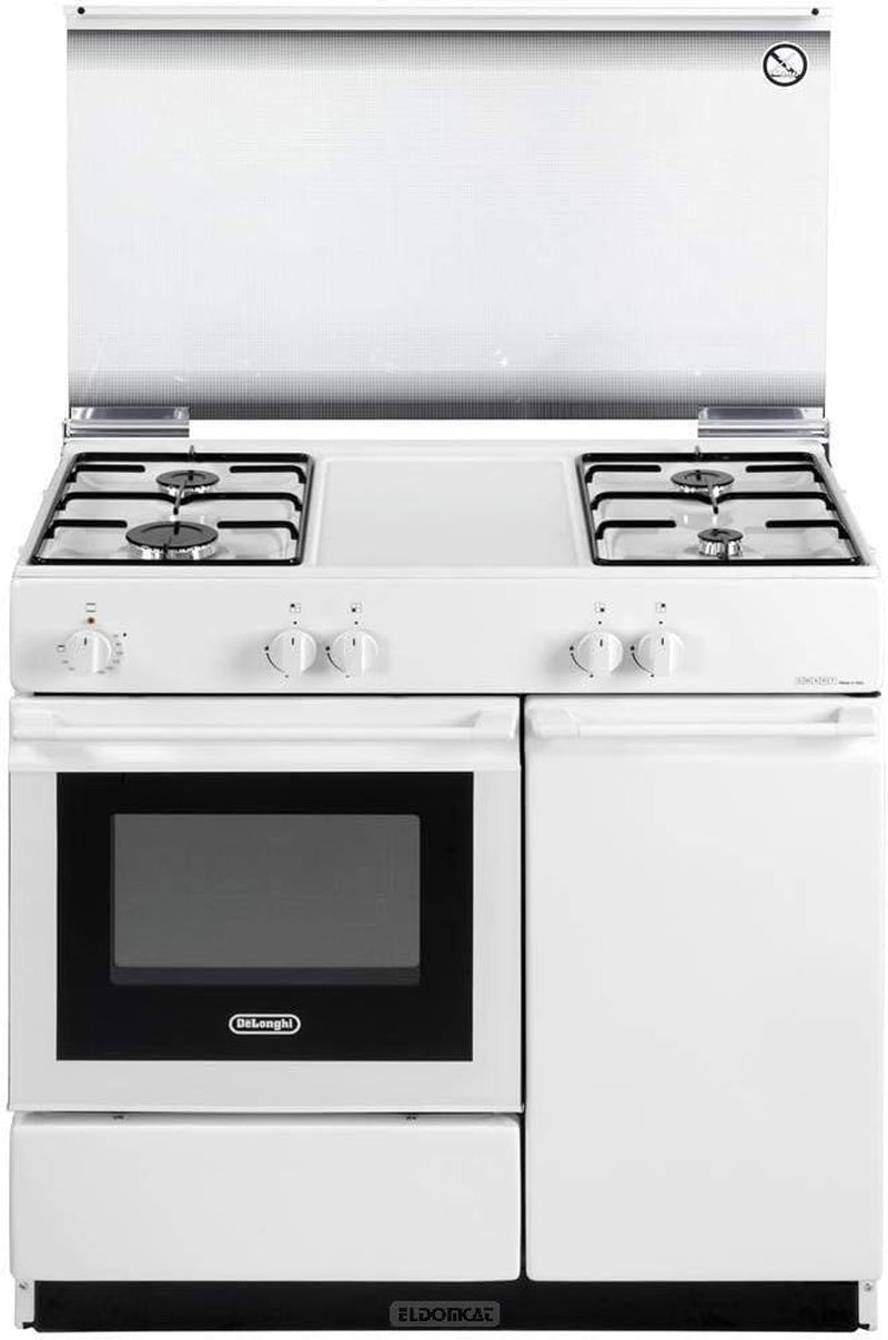 De Longhi SEW 8540 NED Linea Smart Cuisinière À Gaz Avec Four Électrique 4 Feux Dimensions 86 X 50 Cm Classe B