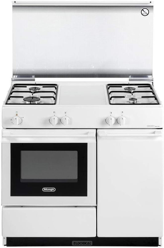 De Longhi SEW 8540 NED Linea Smart Cuisinière À Gaz Avec Four Électrique 4 Feux Dimensions 86 X 50 Cm Classe B