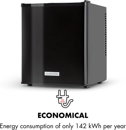 MKS-11 • Minibar • Mini-Réfrigérateur • Réfrigérateur À Boissons • B • 25 Litres • Fonctionnement Silencieux • 0 Db • Env. 38 X 47 X 44,5 Cm (Lxhxp) • 3 Niveaux De Température • Noir