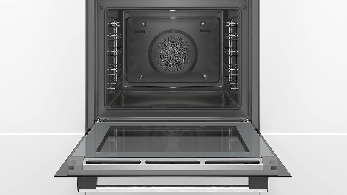 HBA573BR0 Four Intégrable Série 4 - Four Multi-Fonctions - Pyrolyse - 3600 W - Grande Capacité De 71L - Inox